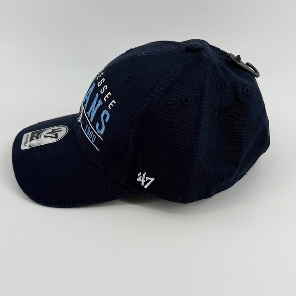 Tennessee Titans 47 Brand NFL Navy Blue Adjustable Baseball Cap Hat Football NEW - Picture 3 of 12